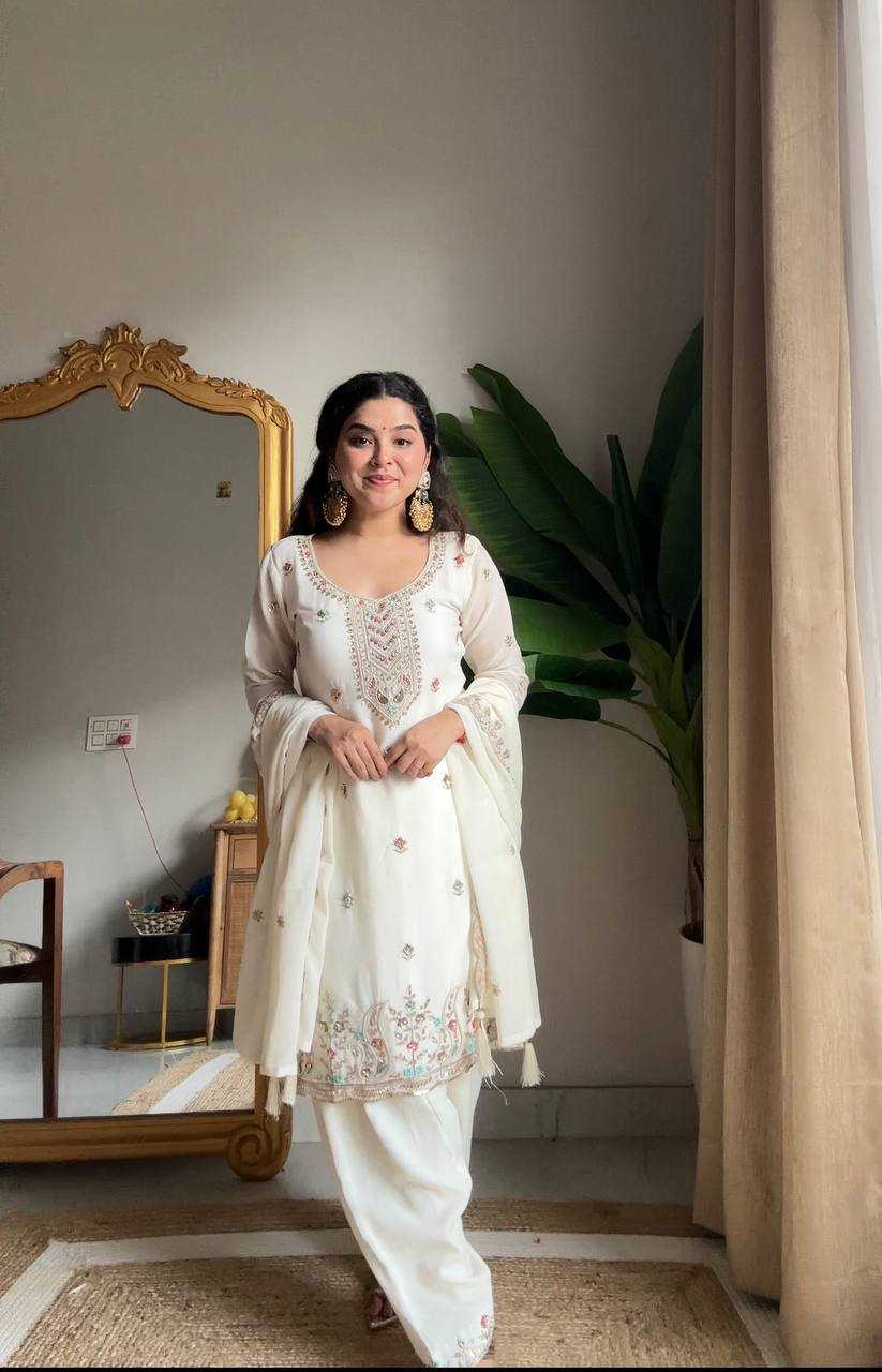 Chinon Embroidery Salwar Suit